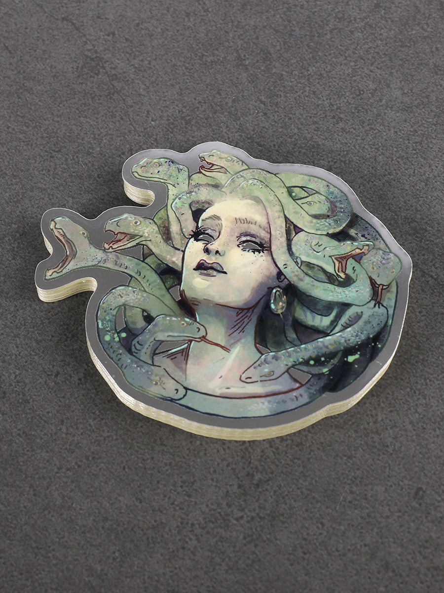 Medusa Mirror Sticker