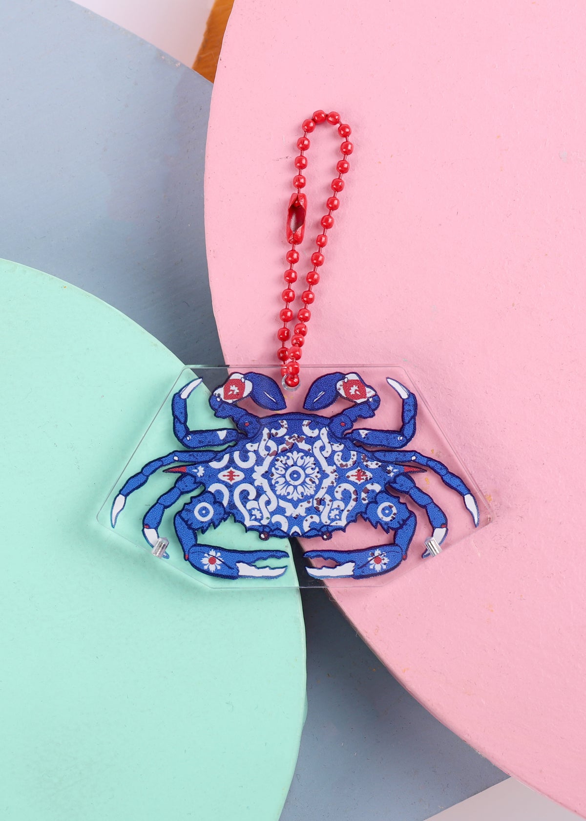 Ceramic Crabs Keychain