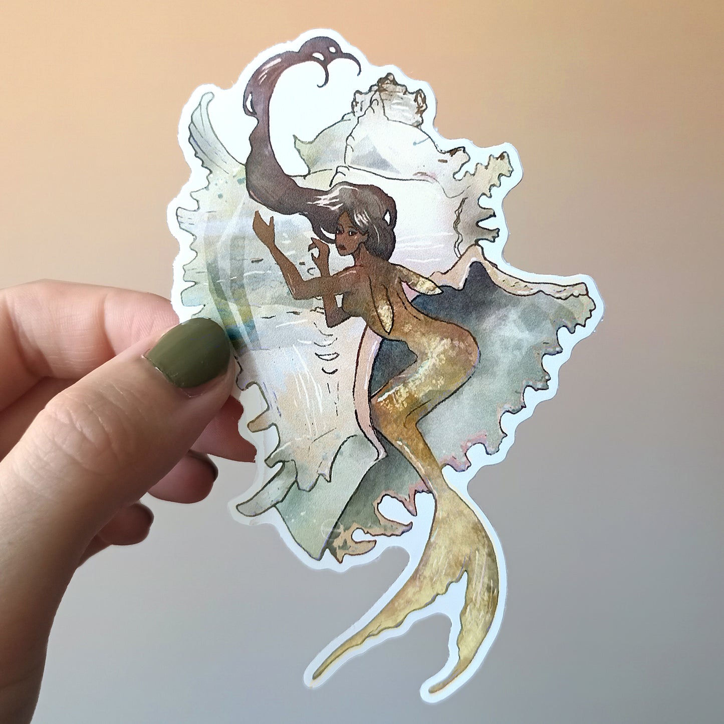 Tiny Mermaid Sticker