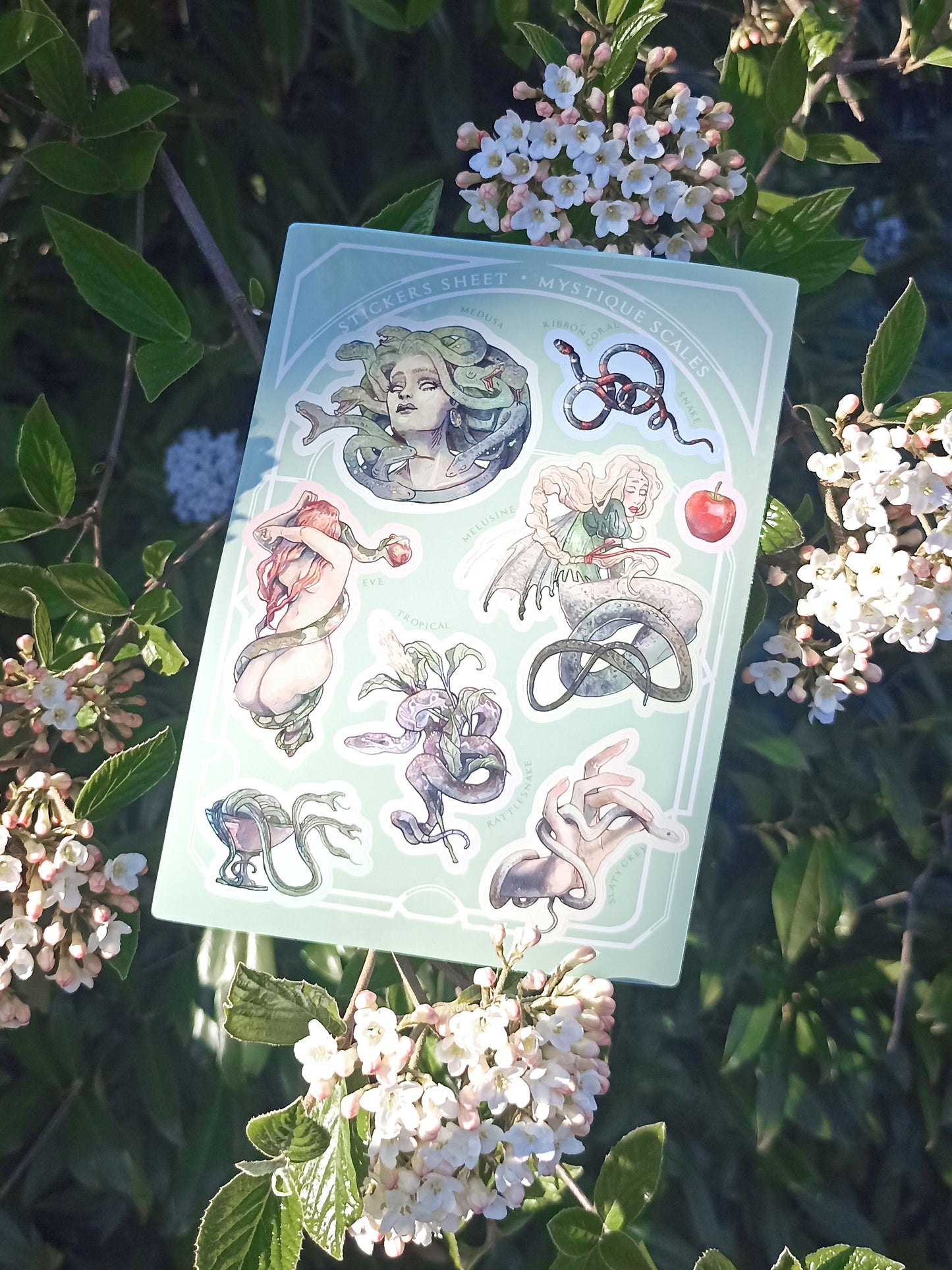 Stickers Sheet Mystique Scales