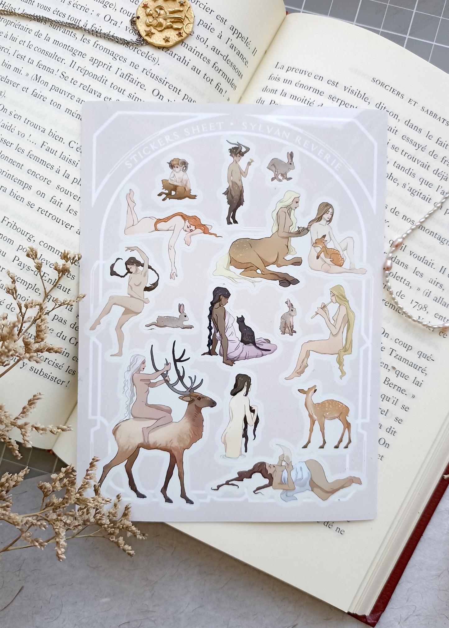 Stickers Sheet Sylvan Rêverie