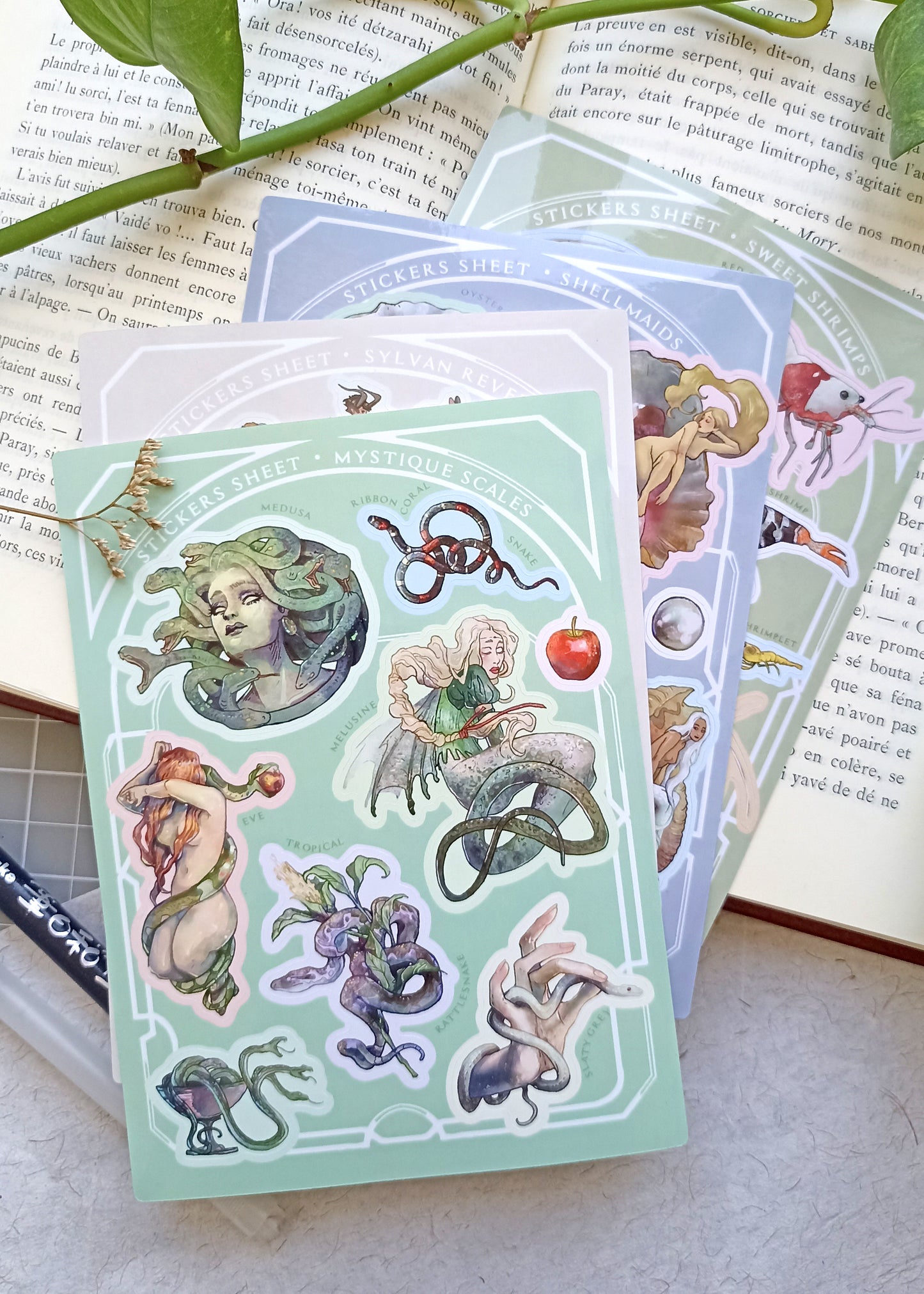 All sticker sheets
