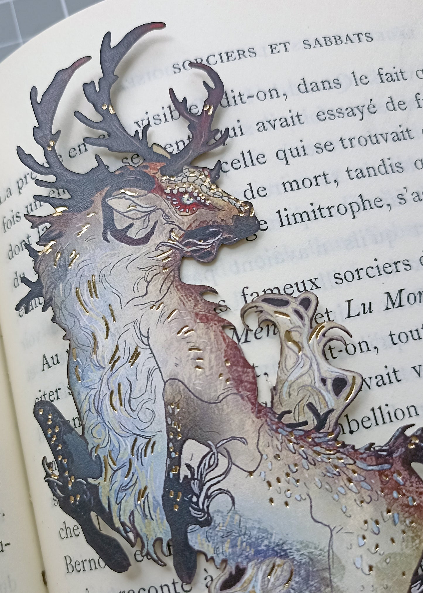 Marque page créature