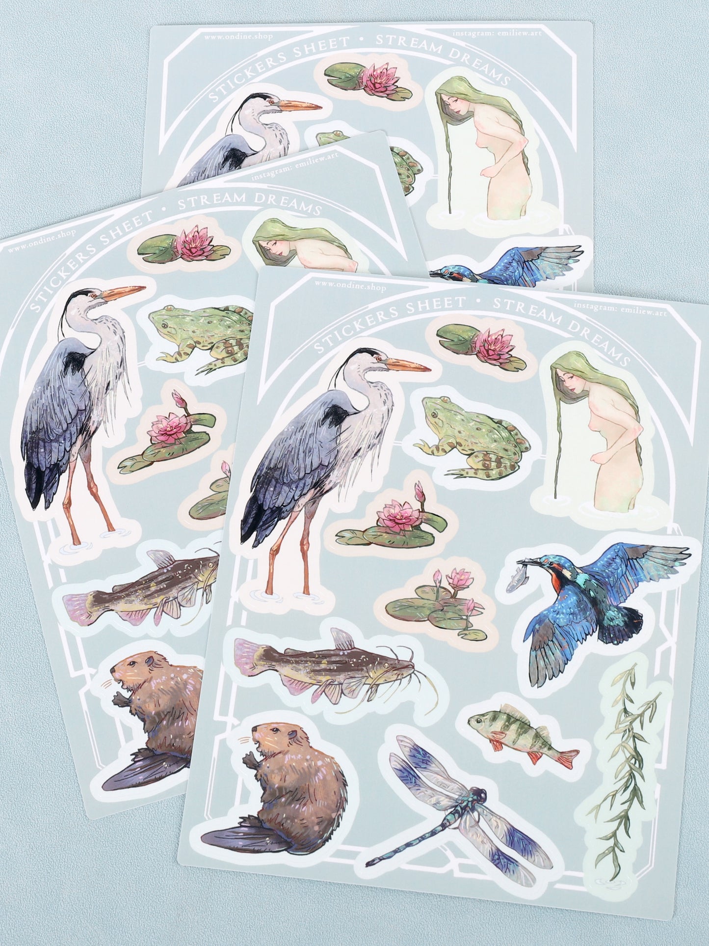 Sticker Sheet Stream Dreams