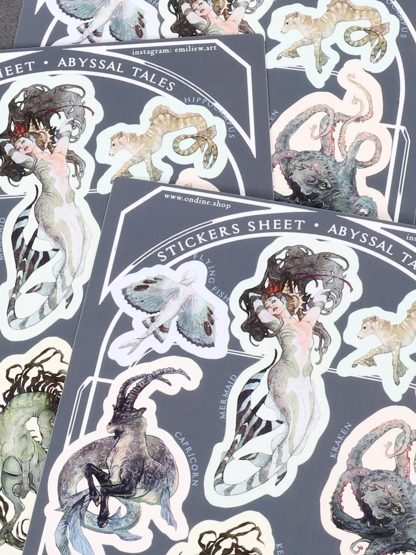 Stickers Sheet Abyssal Tales