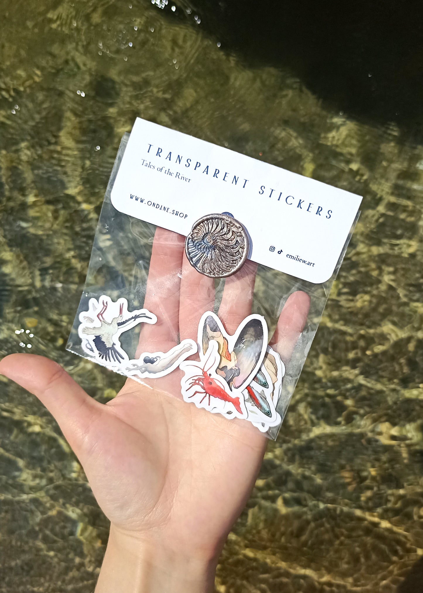 Stickers transparents - Récits riverains