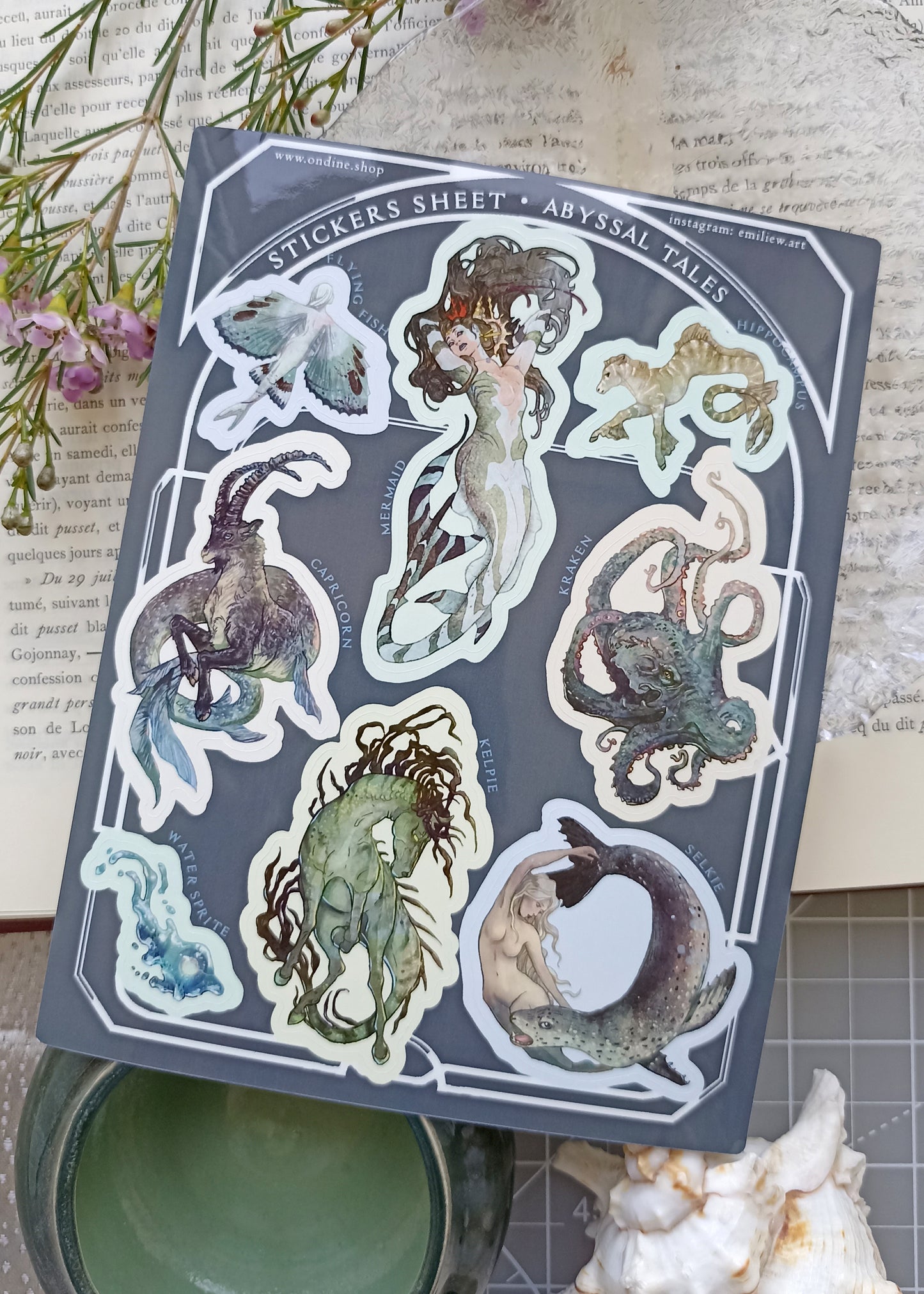 Stickers Sheet Abyssal Tales