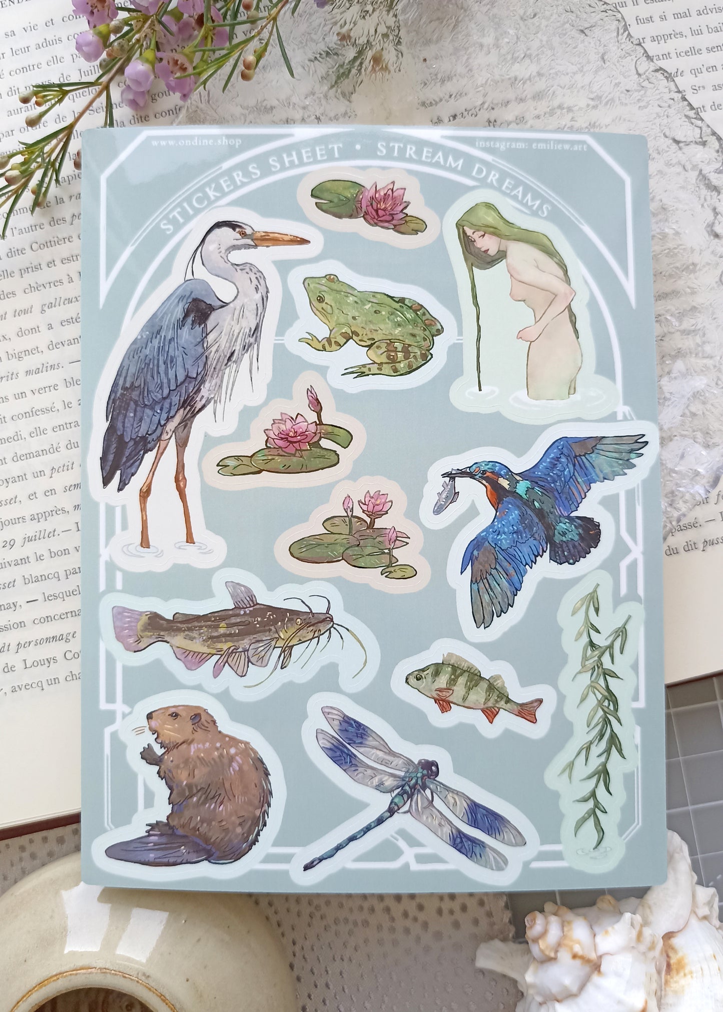 Sticker Sheet Stream Dreams