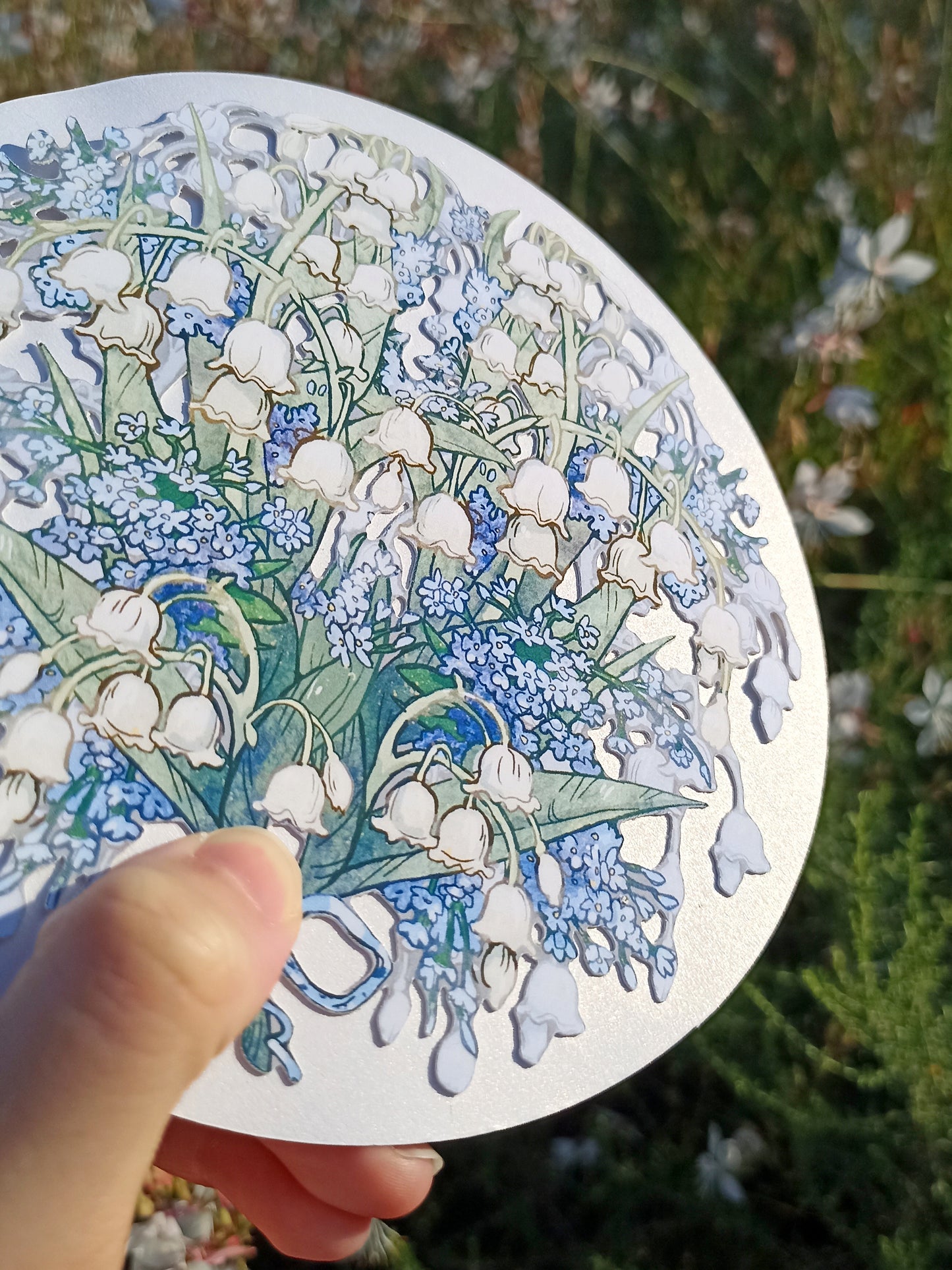 Carte ronde Muguet