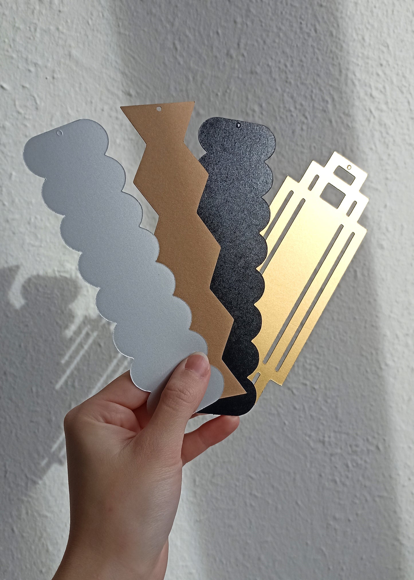 Bandes de papier Tanzaku - métaux