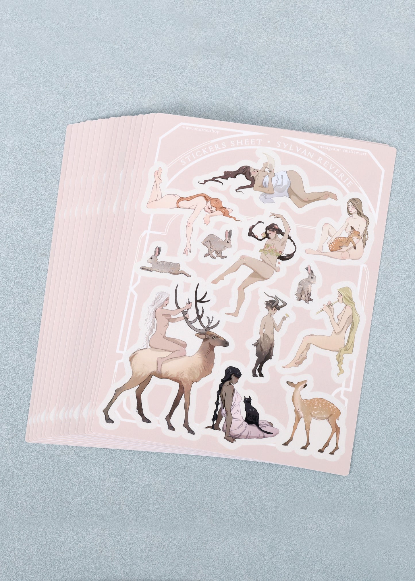 Stickers Sheet Sylvan Rêverie