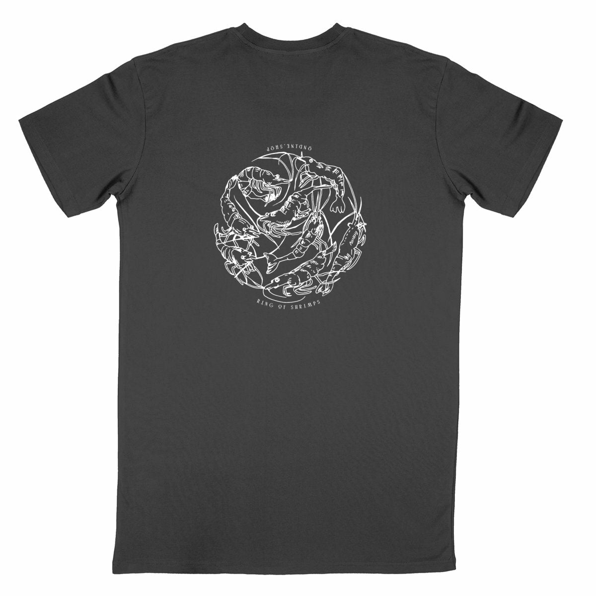 Ring of Shrimps - Lightweight T-Shirt - dos_noir