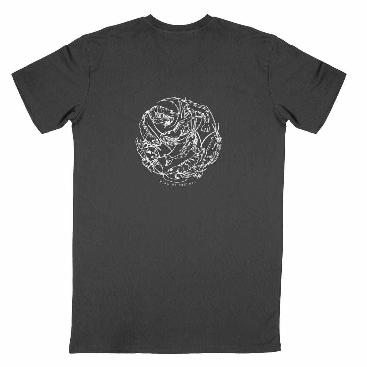 Ring of Shrimps - Lightweight T-Shirt - dos_noir