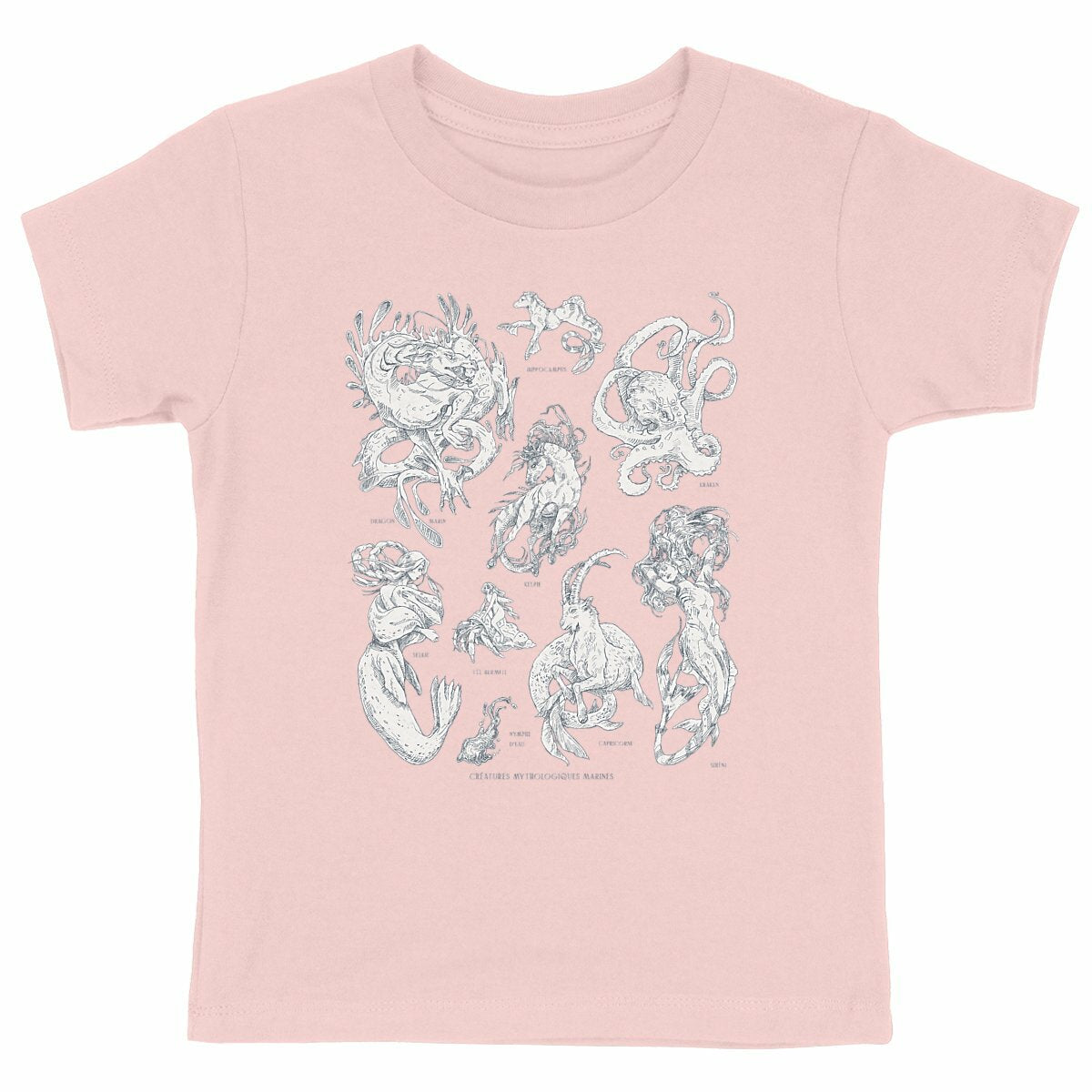 Sweet Shrimps - Kids T-Shirt - face_rose
