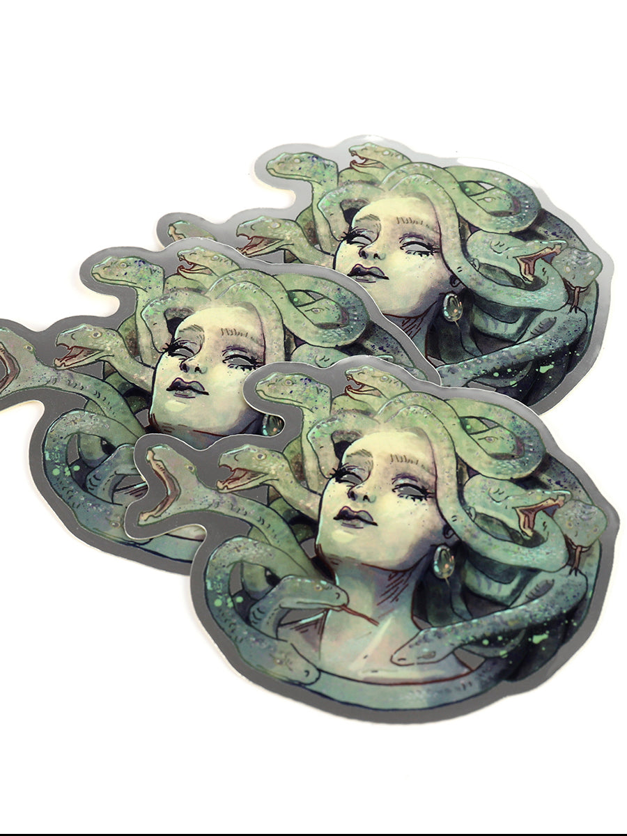 Medusa Mirror Sticker