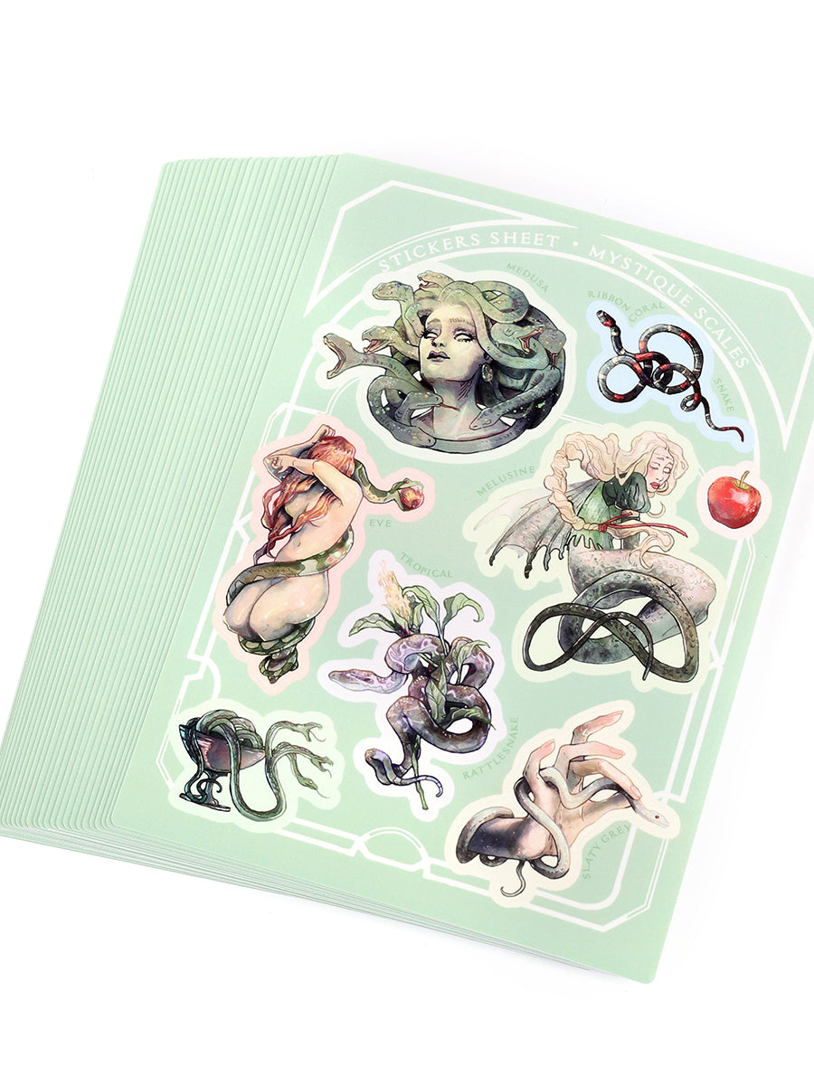 Stickers Sheet Mystique Scales