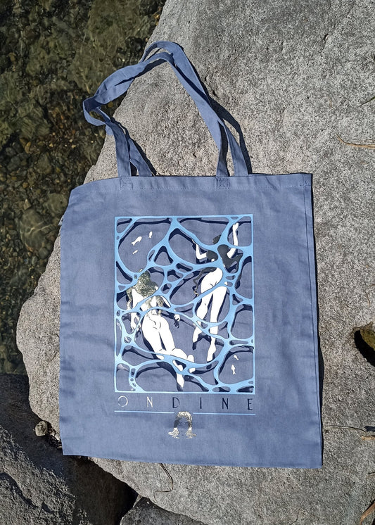 Tote bag Ondine bleu