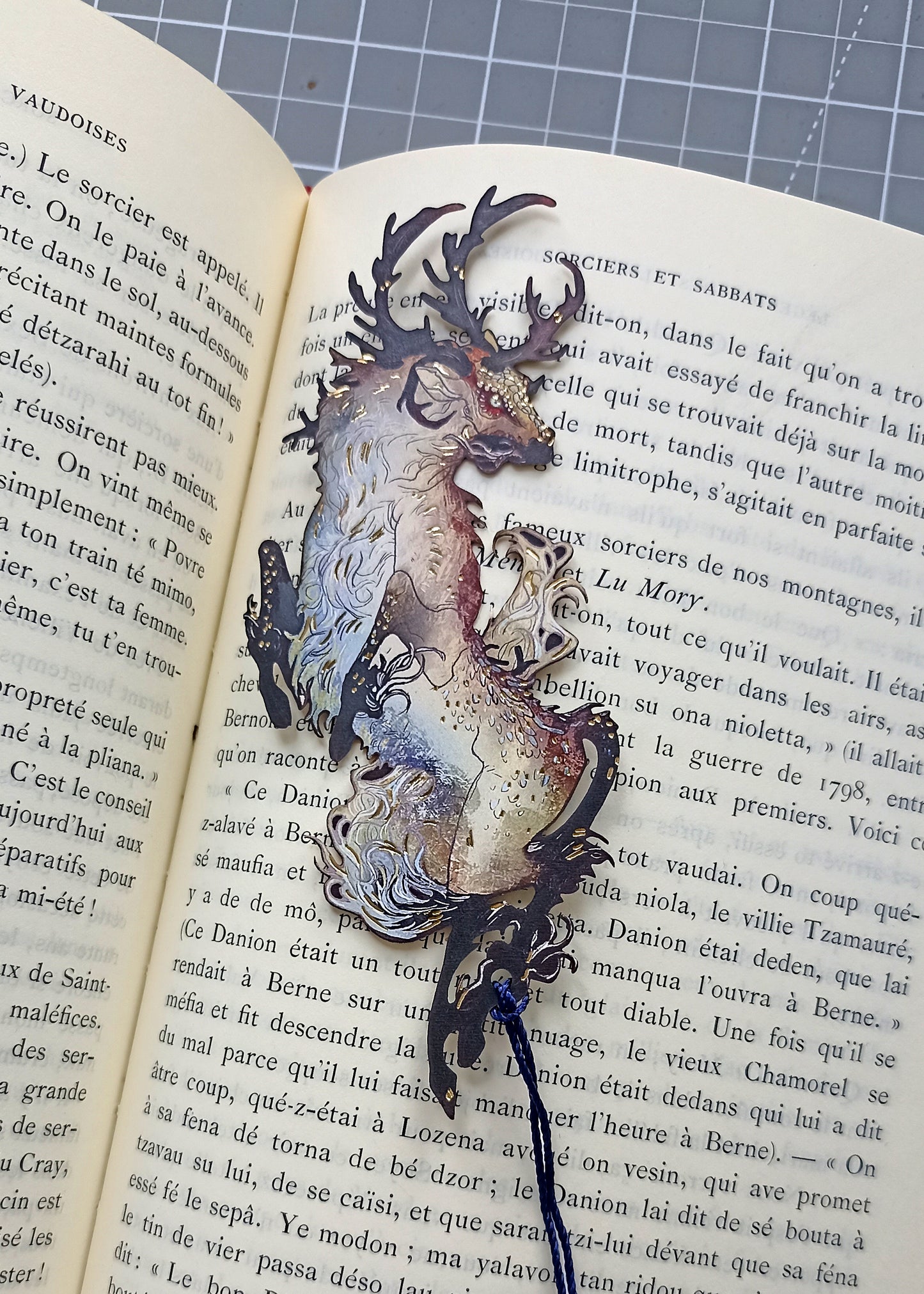 Marque page créature