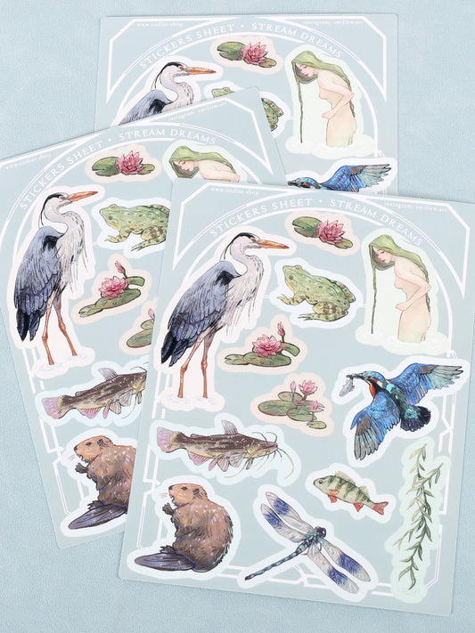 Sticker Sheet Stream Dreams