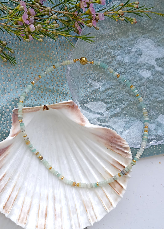 Collier en Amazonite