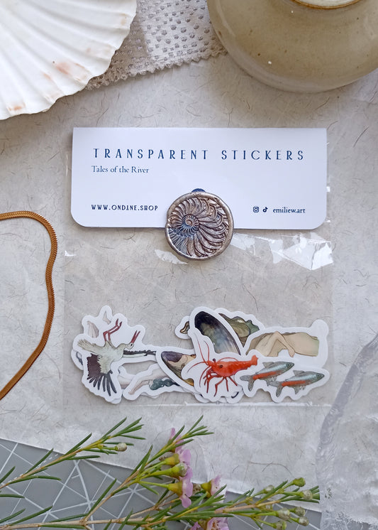 Stickers transparents - Récits riverains