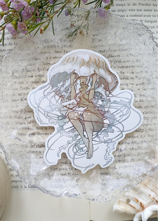 Sticker Miroir Selkie