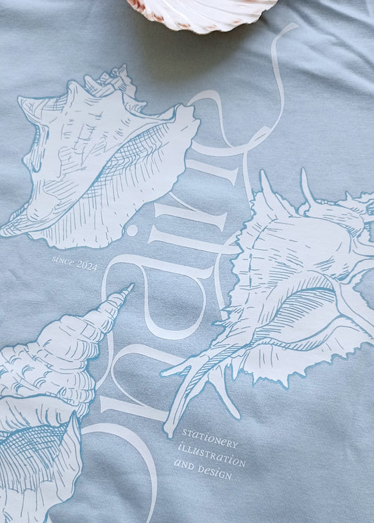 Coquillages – T-shirt unisexe fabriqué au Portugal