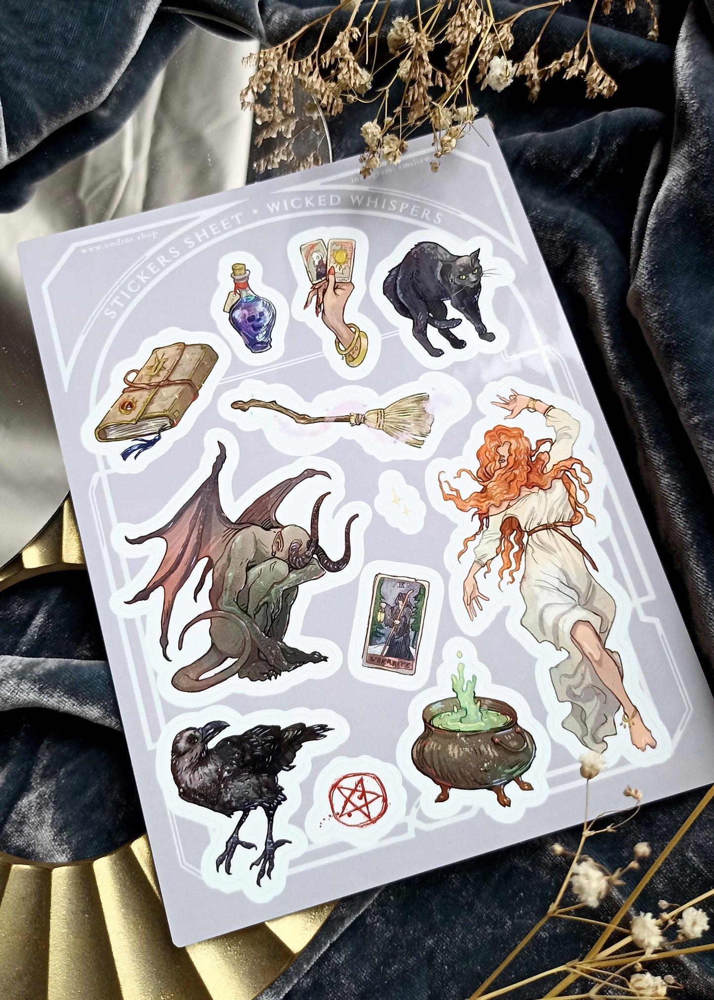 Stickers Sheet Wicked Whispers
