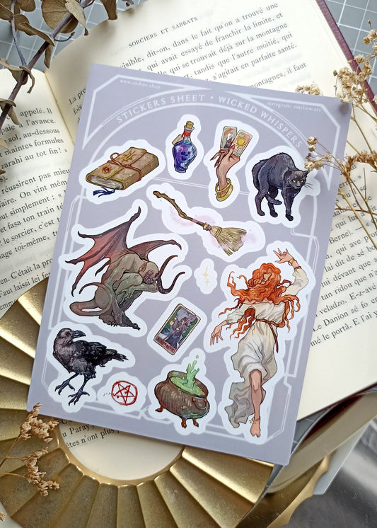 Stickers Sheet Wicked Whispers