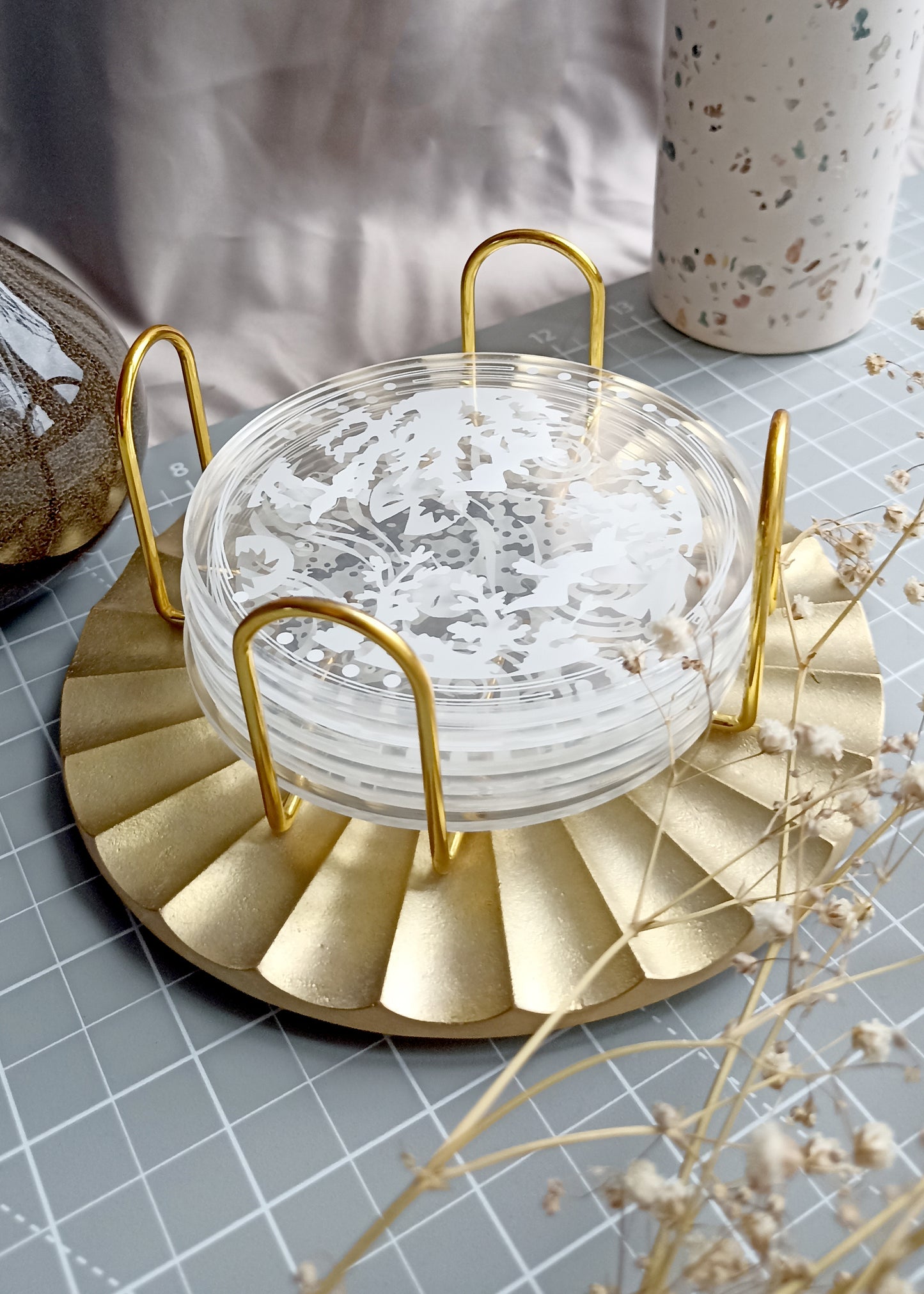 Sous-verres en acrylique Rive