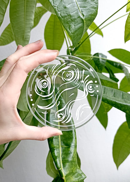 Sous-verres en acrylique Rive