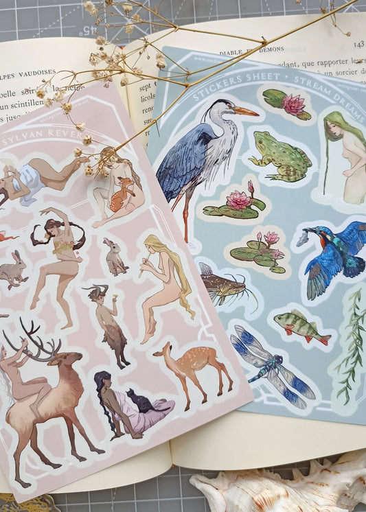 Duo de pages de stickers