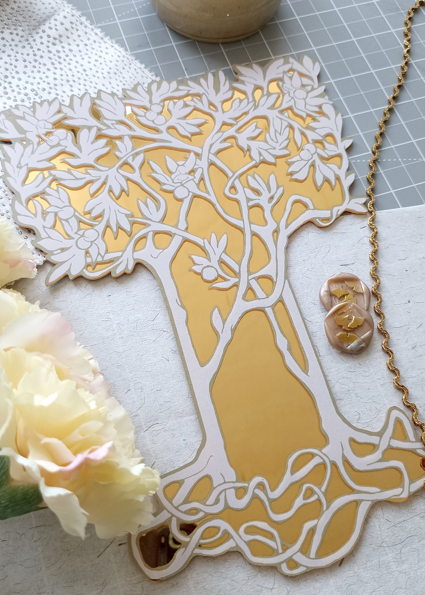 Gold Fairy Tree - Wall Decor