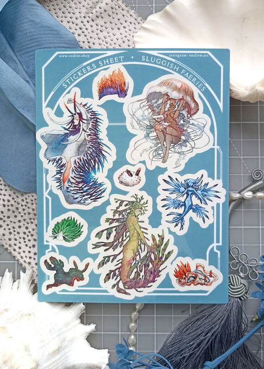 Stickers Sheet Sluggish Faeries