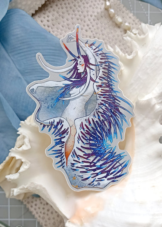 Nudibranch Fairy Sticker