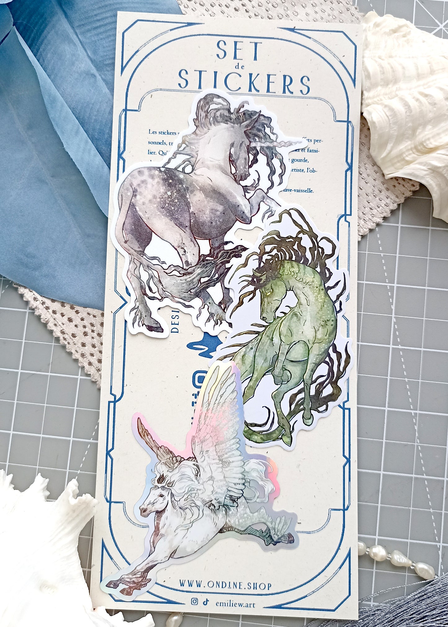 Wonderful horses Sticker Trio