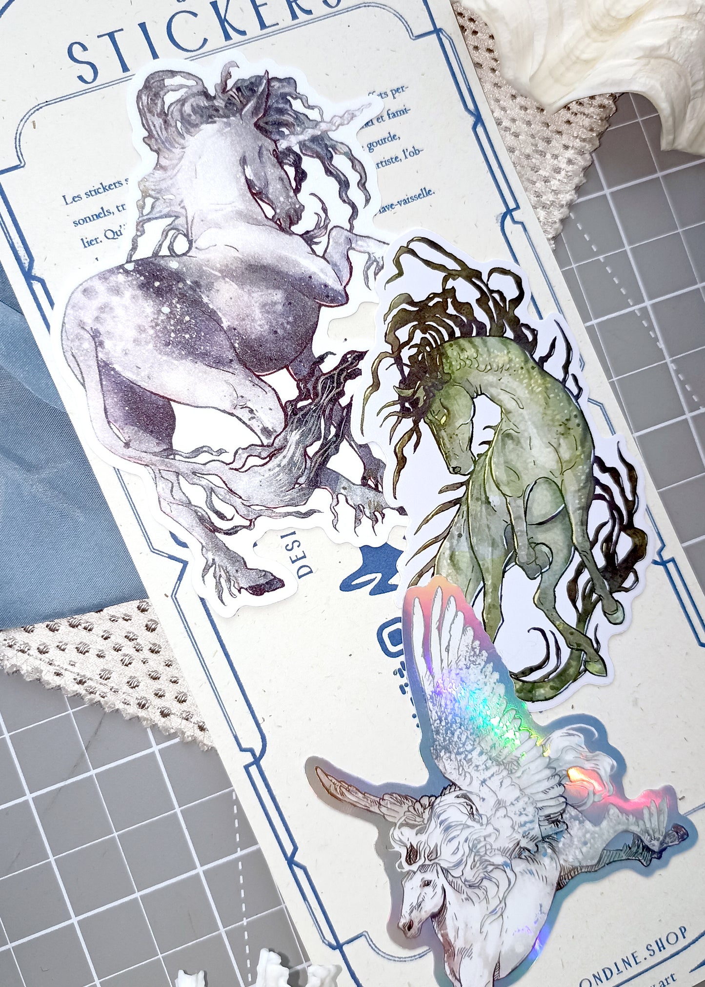 Wonderful horses Sticker Trio