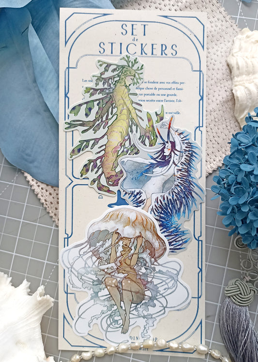 Marine Faeries - Sticker Trio
