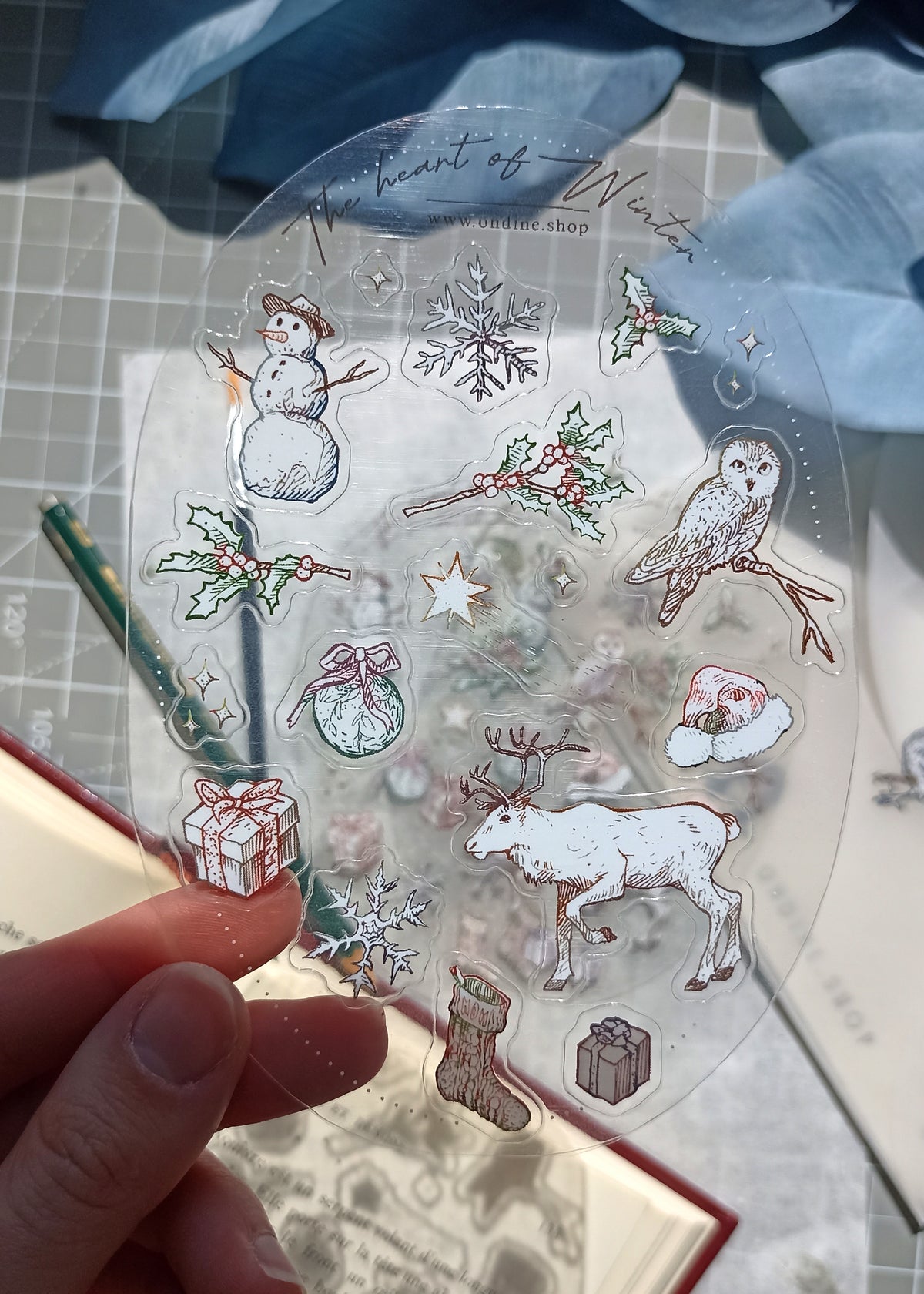 Transparent Sticker Sheet - Winter