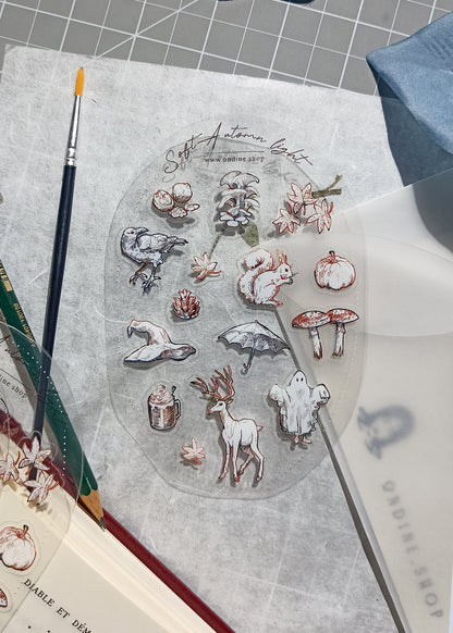 Transparent Sticker Sheet - Automn