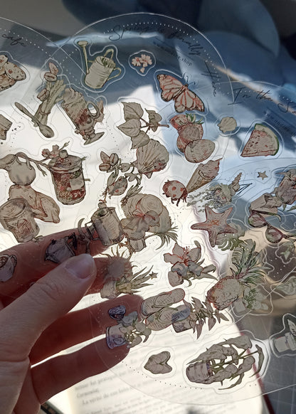 Transparent Sticker Sheet Bundle