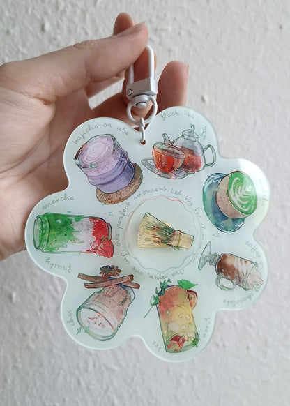 Drinks Keychain Spinner