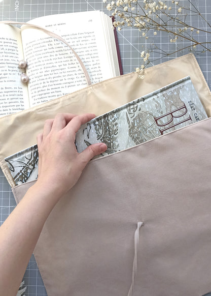 Big Velvet pouch - Pond Book Sleeve