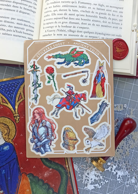 Stickers Sheet Ancient Valor
