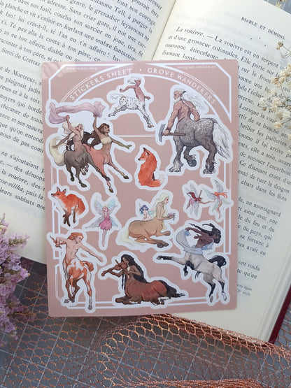 Stickers Sheet Grove Wanderers