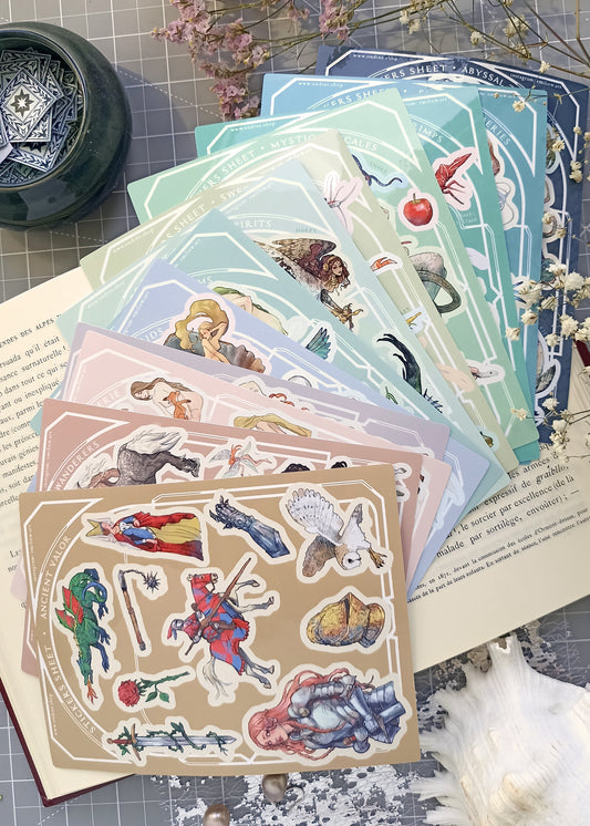 All sticker sheets