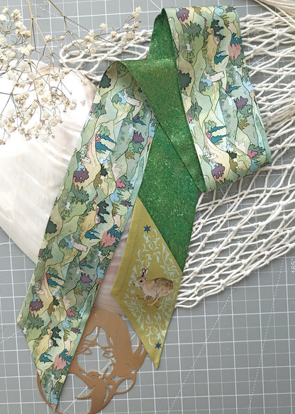 Meadow Green - Silk Twilly