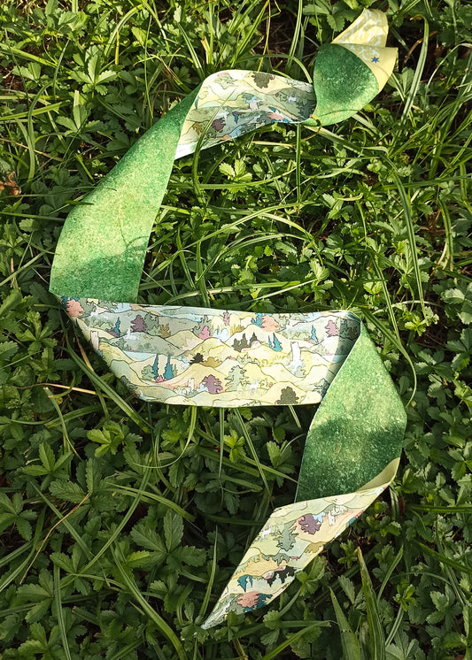 Meadow Green - Silk Twilly