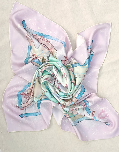 Moth Skin - Mulberry Silk Scarf