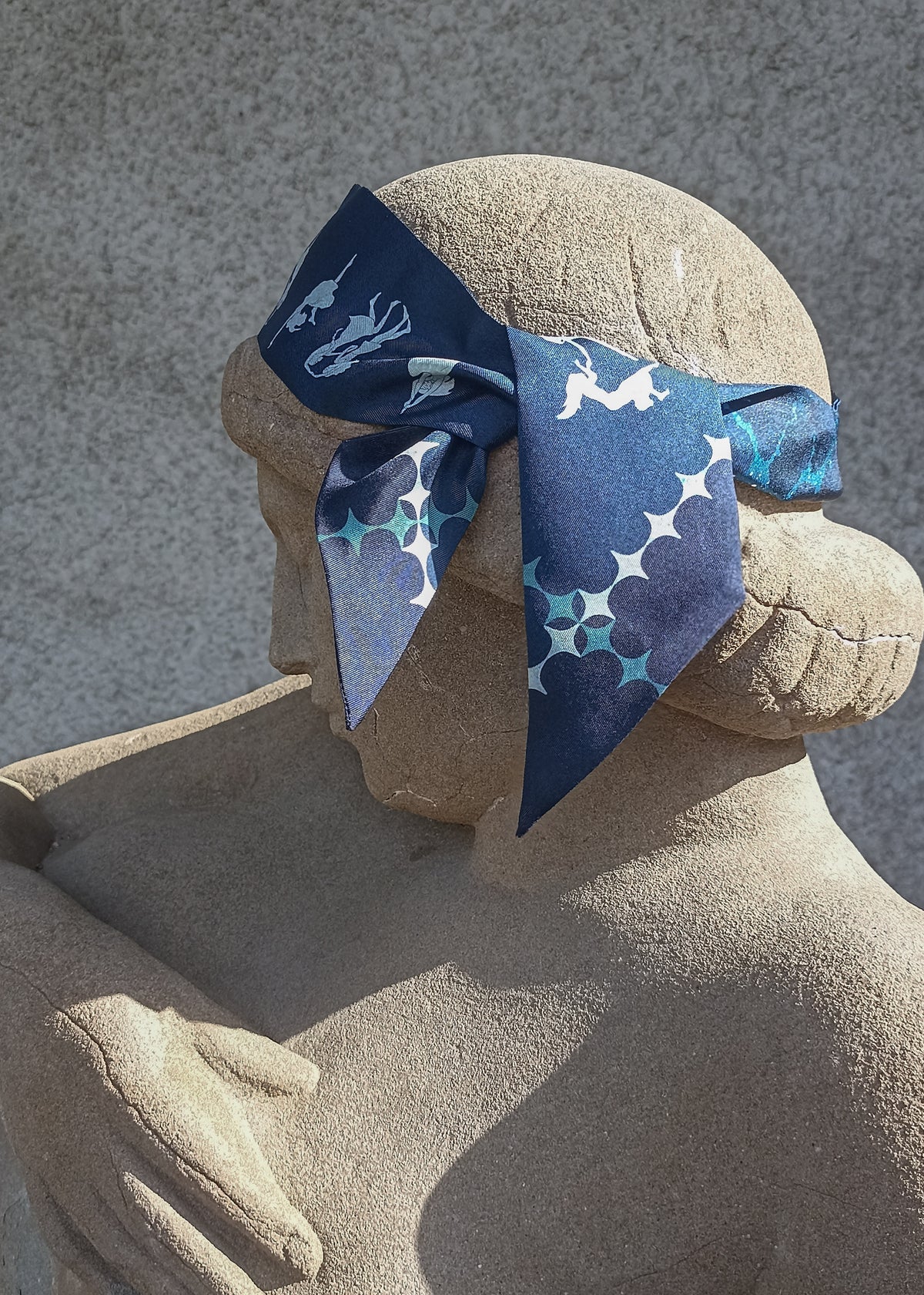 Night Blue - Silk Twilly